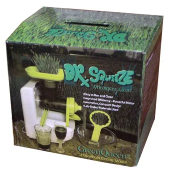 Dr. Squeeze: Green Queen - Household Electric Wheatgrass Juicer