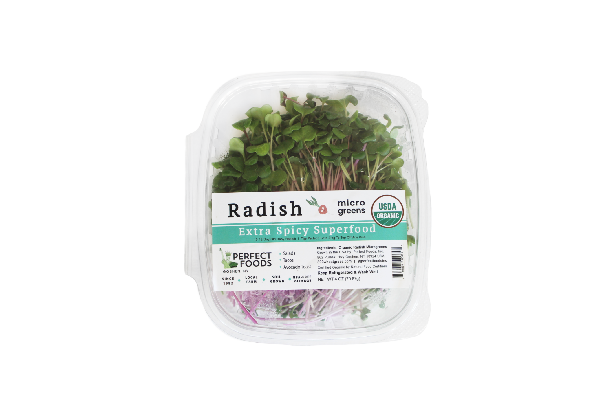 Radish Microgreens - Fresh, Organic | 800wheatgrass.com