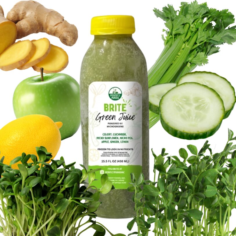 Brite Green Juice (Frozen) 1 Brite Green Juice with Produce